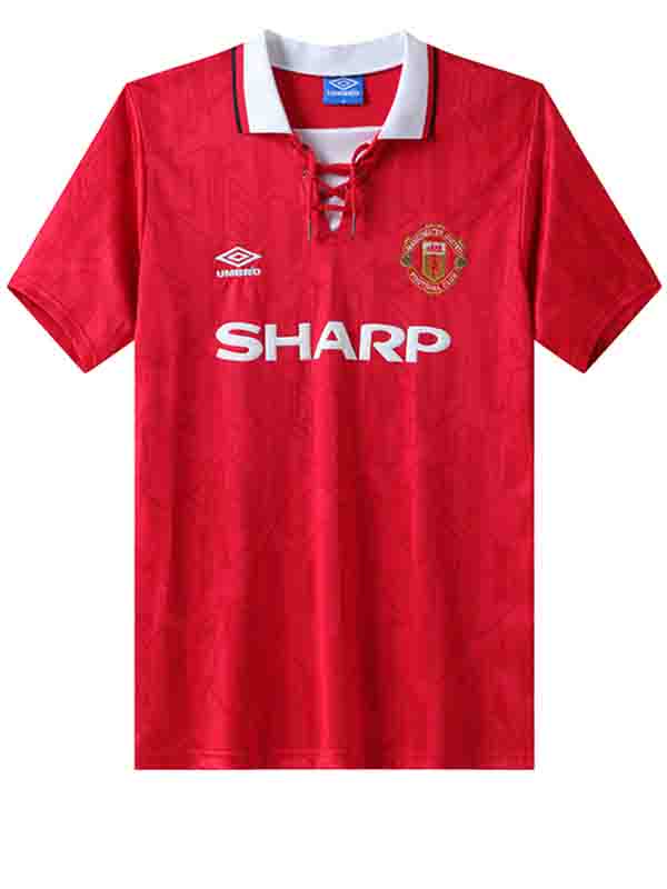 Manchester united home jersey mens retro shirt 1992-1994
